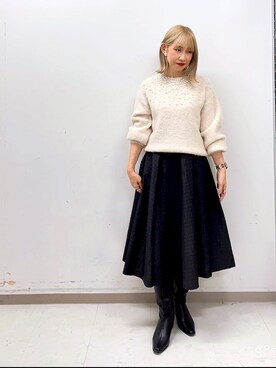 「Te chichi CLASSIC（テチチクラシック）のアイテム（トップス）」を使った、まさこさん（レディース・157cm）の秋コーディネート