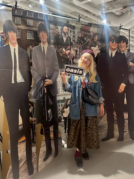 「ロック」｜「アイテム（トップス）」を使った、まさこさん（レディース・157cm）の秋コーディネート