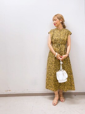 「Te chichi（テチチ）のTストラップサンダル（サンダル）」を使った、まさこさん（レディース・157cm）の夏コーディネート