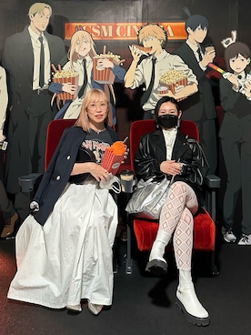 「ロックT」｜「アイテム（その他）」を使った、まさこさん（レディース・157cm）の春コーディネート