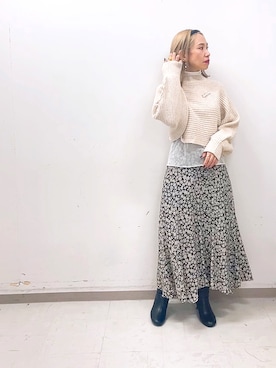 まさこさん（レディース・157cm）の冬コーディネート