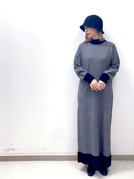 「テチチ(Te chichi)」｜「アイテム（帽子）」を使った、まさこさん（レディース・157cm）の秋コーディネート
