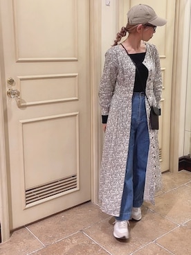 「テチチ(Te chichi)」｜「アイテム（帽子）」を使った、まさこさん（レディース・157cm）の春コーディネート
