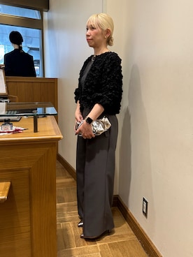 「Te chichi（テチチ）のアイテム（ブルゾン）」を使った、まさこさん（レディース・157cm）の秋コーディネート