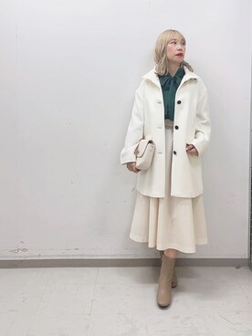 「Te chichi CLASSIC（テチチクラシック）のアイテム（トップス）」を使った、まさこさん（レディース・157cm）の秋コーディネート