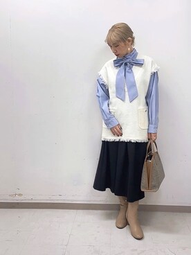 まさこさん（レディース・157cm）の冬コーディネート