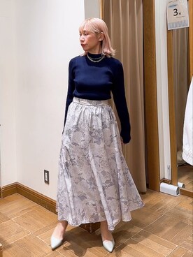 「綺麗めコーデ」｜「アイテム（その他）」を使った、まさこさん（レディース・157cm）の春コーディネート