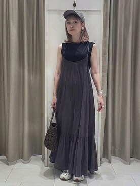 「テチチ(Te chichi)」｜「アイテム（帽子）」を使った、まさこさん（レディース・157cm）の夏コーディネート