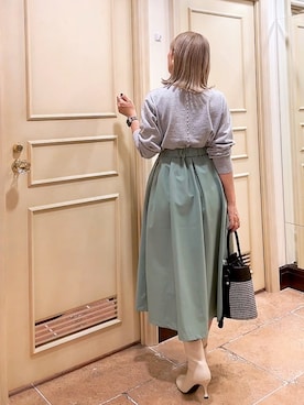 「ハイトーンカラー」｜「アイテム（その他）」を使った、まさこさん（レディース・157cm）の冬コーディネート