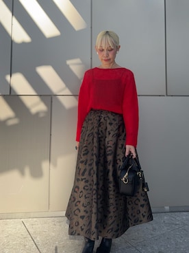 「LE TALON（ルタロン）のアイテム（ブーツ）」を使った、まさこさん（レディース・157cm）の秋コーディネート