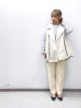 「ほめられ本命コーデ」｜「アイテム（パンプス）」を使った、まさこさん（レディース・157cm）の冬コーディネート