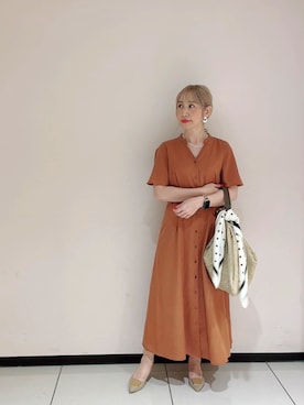 「Te chichi（テチチ）のアイテム（財布/小物）」を使った、まさこさん（レディース・157cm）の春コーディネート