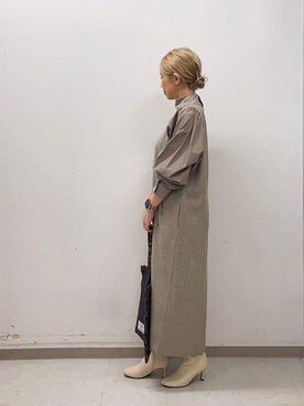 「Te chichi CLASSIC（テチチクラシック）のアイテム（ワンピース/ドレス）」を使った、まさこさん（レディース・157cm）の夏コーディネート