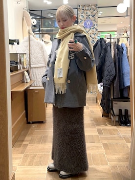「テチチ(Te chichi)」｜「アイテム（その他アウター）」を使った、まさこさん（レディース・157cm）の秋コーディネート