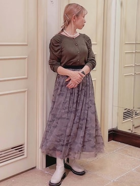 まさこさん(レディース・157cm)の秋コーディネート