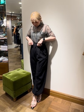「テチチ(Te chichi)」｜「アイテム（アクセサリー）」を使った、まさこさん（レディース・157cm）の夏コーディネート