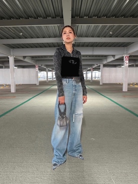 DIESEL(ディーゼル)のチューブトップを使った人気ファッション