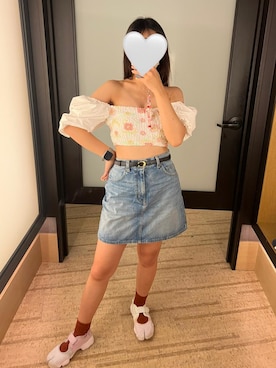 「cotton on（コットンオン）のアイテム（PC・スマホグッズ/家電）」を使った、Miki Choさん（レディース・163cm）の夏コーディネート