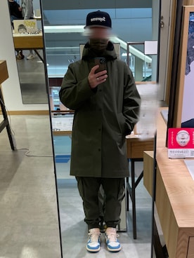「UNIQLO（ユニクロ）のアイテム（トレンチコート）」を使った、Kou1さん（メンズ・170cm）の春コーディネート