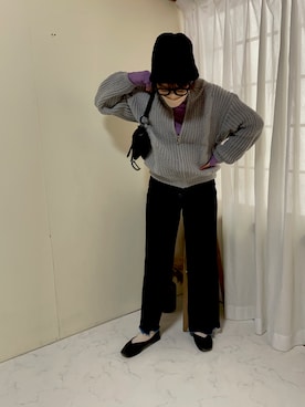 「instagramフォローお願いします」｜「アイテム（その他）」を使った、nagiさん（レディース・153cm）の秋コーディネート