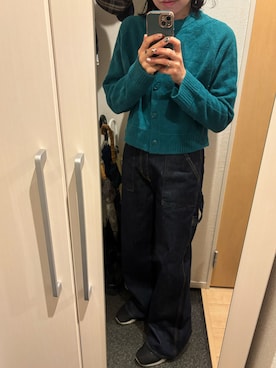 「eL（エル）のアイテム（パンツ）」を使った、yoyoさん（レディース・161cm）の冬コーディネート