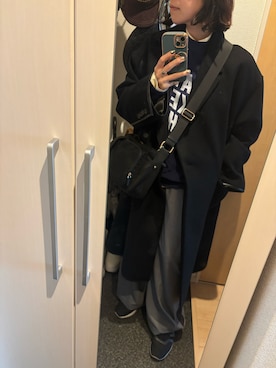 「アイテム（チェスターコート）」を使った、yoyoさん（レディース・161cm）の秋コーディネート