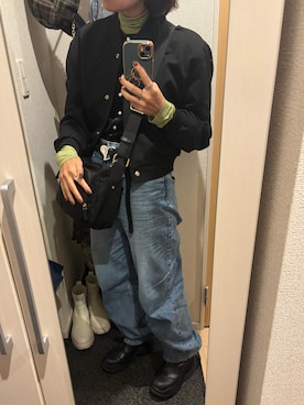 「upperhights（アッパーハイツ）のアイテム」を使った、yoyoさん（レディース・161cm）の秋コーディネート