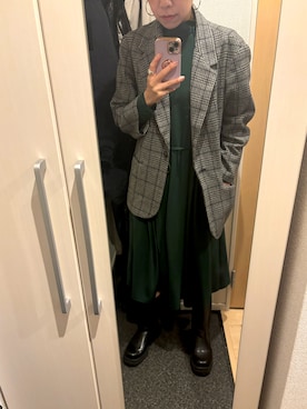 「BEAUTY&YOUTH UNITED ARROWS（ビューティーアンドユースユナイテッドアローズ）のアイテム（ワンピース）」を使った、yoyoさん（レディース・161cm）の春コーディネート