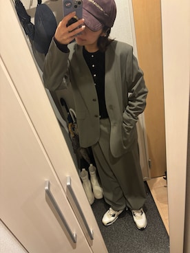 「6（ロク）のアイテム（パンツ）」を使った、yoyoさん（レディース・161cm）の夏コーディネート