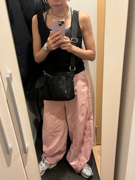 「LAPUIS（ラピュイ）のアイテム」を使った、yoyoさん（レディース・161cm）の夏コーディネート