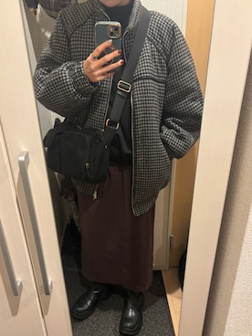 「BARNYARDSTORM（バンヤードストーム）のアイテム」を使った、yoyoさん（レディース・161cm）の冬コーディネート