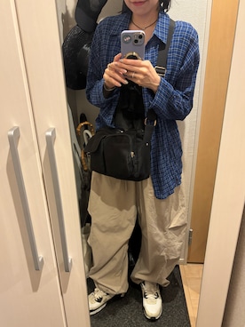 「EMMEL REFINES（エメルリファインズ）のアイテム」を使った、yoyoさん（レディース・161cm）の夏コーディネート