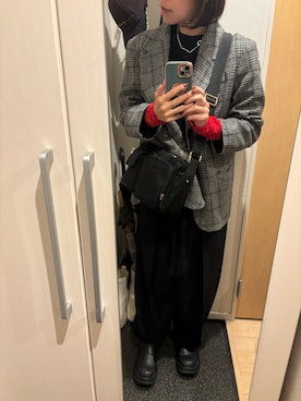 「BARNYARDSTORM（バンヤードストーム）のアイテム」を使った、yoyoさん（レディース・161cm）の秋コーディネート