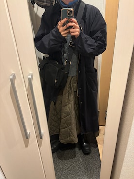 「アイテム（その他アウター）」を使った、yoyoさん（レディース・161cm）の秋コーディネート