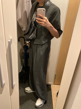 「LAPUIS（ラピュイ）のアイテム」を使った、yoyoさん（レディース・161cm）の夏コーディネート