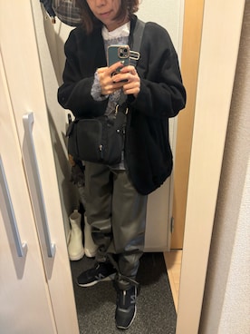 「アイテム（ジャケット/アウター）」を使った、yoyoさん（レディース・161cm）の冬コーディネート