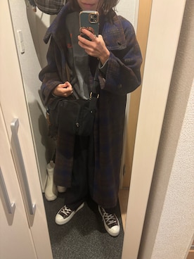 「no brand（ノーブランド）のアイテム」を使った、yoyoさん（レディース・161cm）の秋コーディネート