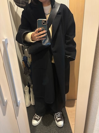 Super140 Loose Jacket Coat/スーパー140ルーズジャケットコート