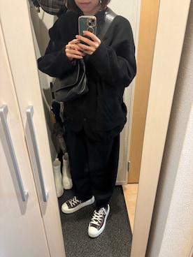 「アイテム（ボディバッグ/ウエストポーチ）」を使った、yoyoさん（レディース・161cm）の秋コーディネート