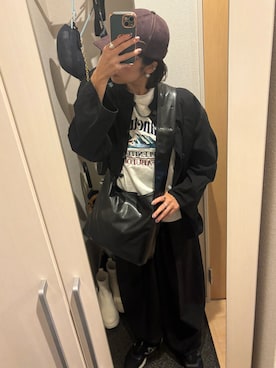 「アイテム（セットアップ）」を使った、yoyoさん（レディース・161cm）の秋コーディネート