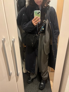 「BEAUTY&YOUTH UNITED ARROWS（ビューティーアンドユースユナイテッドアローズ）のヘリンボーン 2B ジャケット（テーラードジャケット、グレー系）」を使った、yoyoさん（レディース・161cm）の春コーディネート