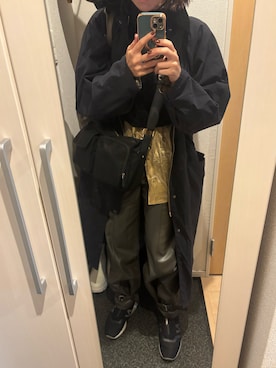 「Barbour（バブアー）のアイテム（その他アウター）」を使った、yoyoさん（レディース・161cm）の秋コーディネート