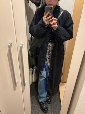 「アイテム（リング）」を使った、yoyoさん（レディース・161cm）の秋コーディネート