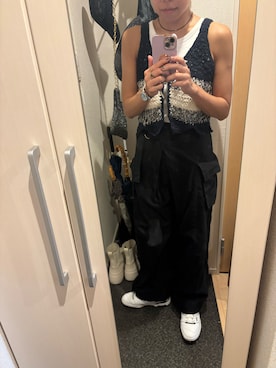 「アイテム（リング）」を使った、yoyoさん（レディース・161cm）の秋コーディネート