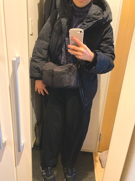 「UNITED TOKYO（ユナイテッドトウキョウ）のアイテム（チノパンツ）」を使った、yoyoさん（レディース・161cm）の冬コーディネート