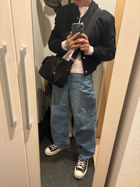 「BARNYARDSTORM（バンヤードストーム）のアイテム」を使った、yoyoさん（レディース・161cm）の冬コーディネート