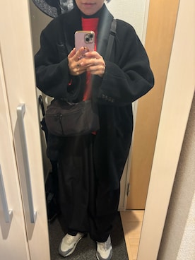 「MAISON SPECIAL（メゾンスペシャル）のアイテム（チェスターコート）」を使った、yoyoさん（レディース・161cm）の冬コーディネート