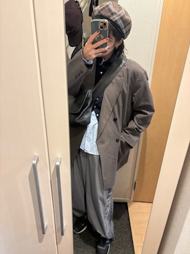 「アイテム（アクセサリー）」を使った、yoyoさん（レディース・161cm）の秋コーディネート