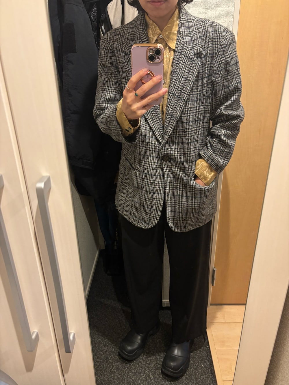 新品未使用✨　todayful vintage マーブル　長袖シャツ　ブラウス TODAYFUL（トゥデイフル）の「Vintageマーブルシャツ（シャツ