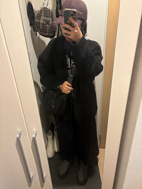 「アイテム（ノーカラージャケット）」を使った、yoyoさん（レディース・161cm）の秋コーディネート